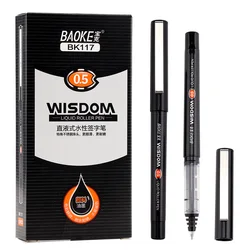 BAOKE BK117 penna a rullo liquido da 0.5mm penna da ufficio liscia 12 pezzi