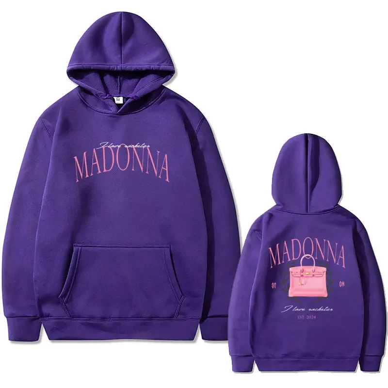 Singer Natanael Cano Madonna Double Sided Print Hoodie Male Casual Fleece Pullover Men Women Hip Hop Vintage Oversized Hoodies