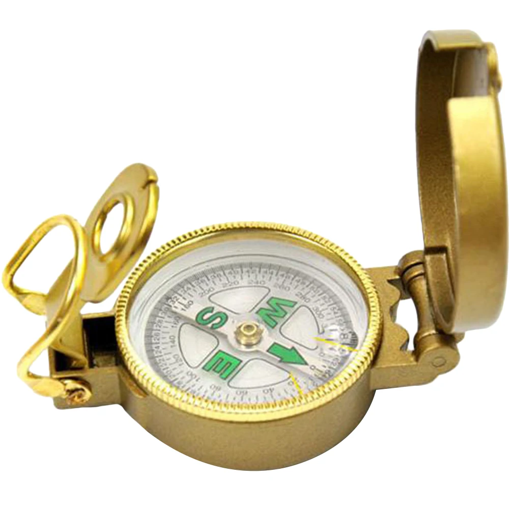 

Compass Hanging Hiking Compass Zinc Alloy ABS Copper Lightweight Portable Mini Size Outdoor Hiking Pocket Style Gifts