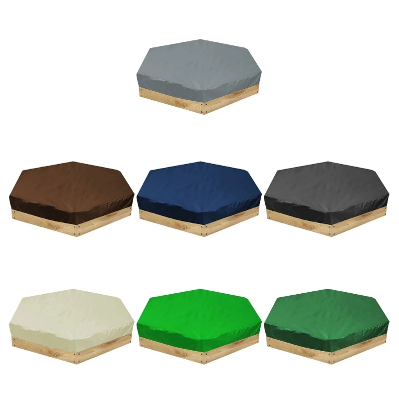 

Convenient Sandbox Cover for Backyard Garden Windproof Sandbox Cover Durable Oxford Cloth Ripstops Sandpit Protect Cover