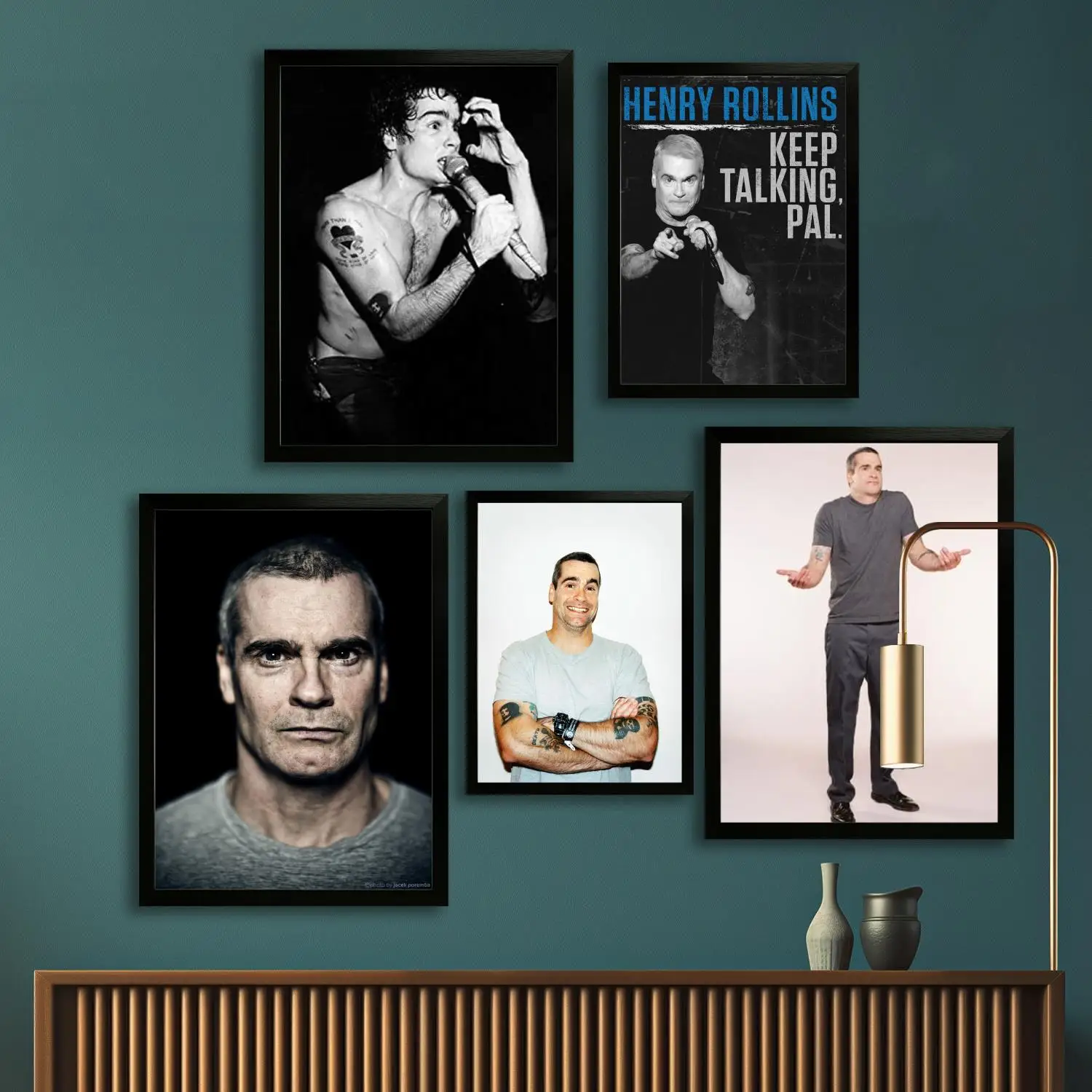 Henry Rollins Canvas Art Poster, Wall Art, Picture Print, Modern Family, Bedroom Decor, Posters,Decorative painting