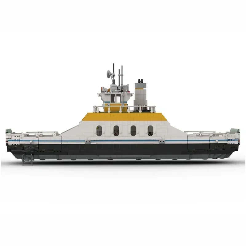 

Moc Building Bricks Urban Port Ship Model Medium Sized Car Ferry Technology Modular Blocks Gift Christmas Toys DIY Sets Assembly