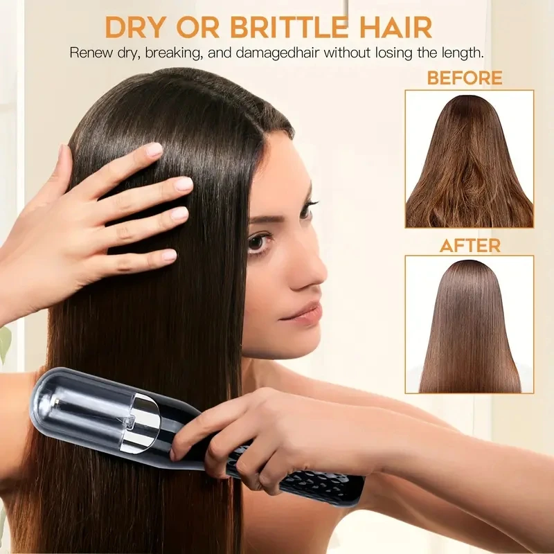 Professional grade split hair restorer with dry wrinkle removal technology and automatic cutting function the best gift for girl 6