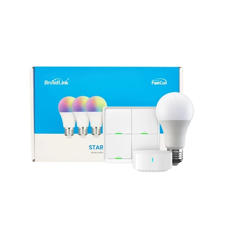 BroadLink FastCon SKE26/27 Smart Home Light RGB  Smart Starter Kit with Alexa, Google Assistant