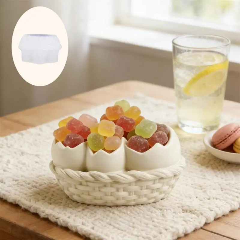 Creative Eggshell Nest Resin Mold For Jewelry Container Holder Making