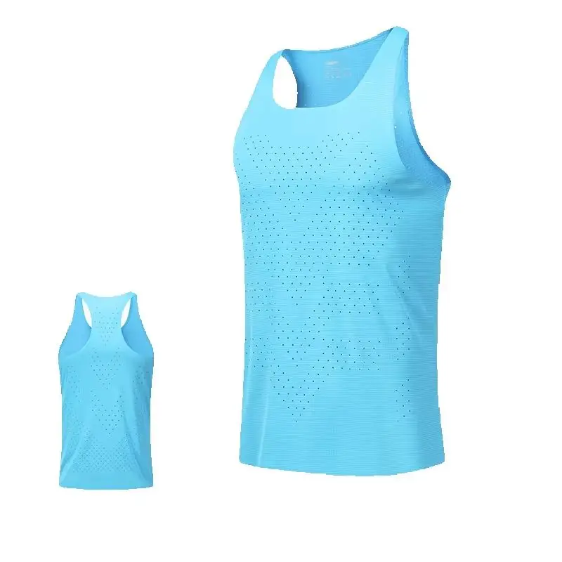 Adult Men Running Outdoor Shirts Tight Gym Tank Top Fitness Marathon T-shirts Sport Exercise Basketball Vest Clothes