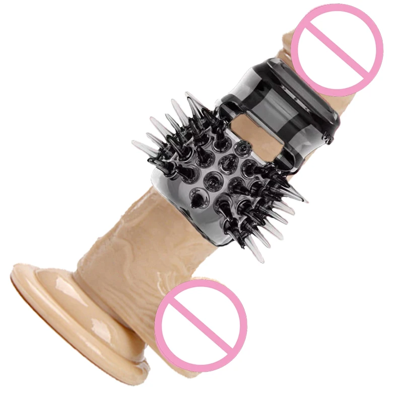 Adjustable Beaded Male Enhancement Penis Ring with Spiked Stimulation Men's Adult Toy for Enhanced Sexual Experience