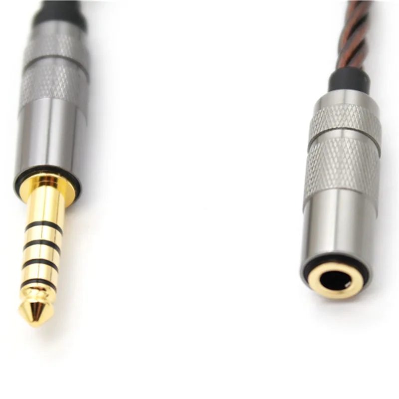 HIFI 4.4MM Balanced Headphone Adapter Audio Cable 4.4 XLR 4 Pin Male to Female Angle image 6