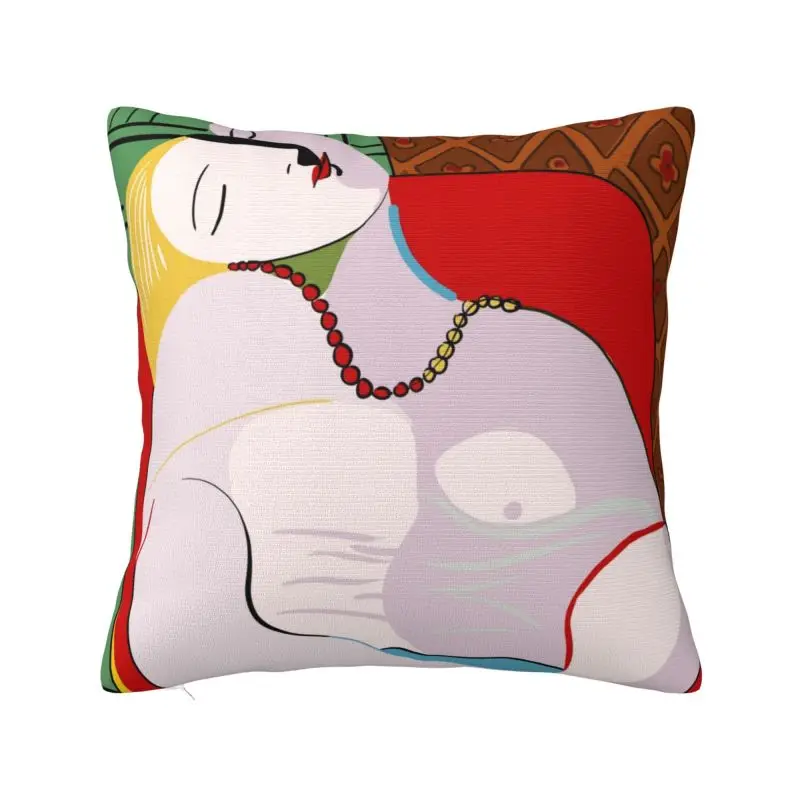 

Picasso's Dream Cushion Cover 40x40cm Pablo Picasso Soft Nordic Throw Pillow Case for Sofa Home Decor