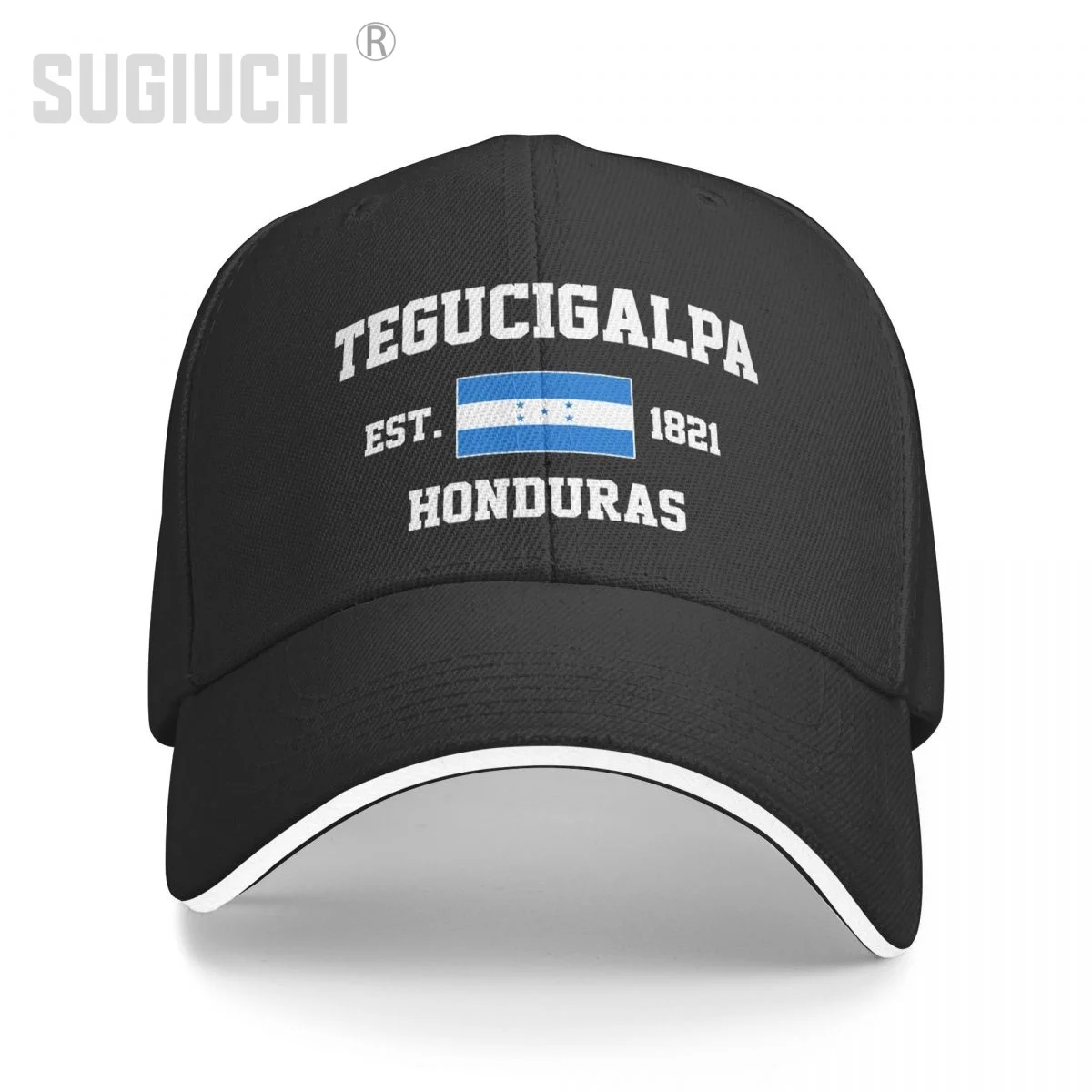 

Baseball Cap Honduras EST.1821 Tegucigalpa Capital Men Women Unisex Hip Hop Sandwich Caps Snapback Golf Hat Fishing