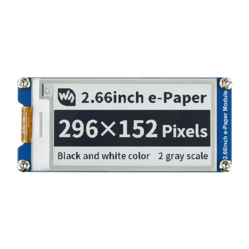 2.9inch E-Paper EPaper E-ink Screen Display Kit for RPI Raspberry Pi Zero 2 WH 3 3B Plus 4 Model B 5 STM32 Nucleo