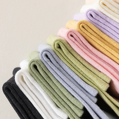 Imagen 2 del producto 12 pares de nuevos calcetines de algodón para mujer, calcetines cortos hasta el tobillo coloridos para otoño y primavera, calcetines coloridos suaves y transpirables para chica