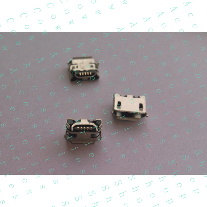 PP+ 6 Pcs USB Micro SMD Connector Socket Right Angle Type B 2.0 SMT