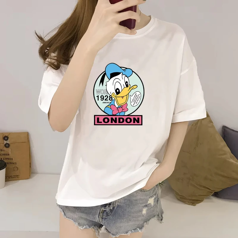 

Лето 2025 г., новая уличная модная мужская и женская пара с короткими рукавами, модная повседневная трендовая футболка для мальчиков и девочек