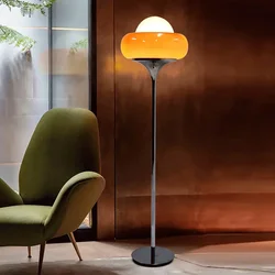 Nordic Retro Guzni LED Stehleuchte Bauhaus Lampe Raumdekoration Schlafzimmer Kopfteil Wohnzimmer gelbe Creme Eierkuchen Lampe