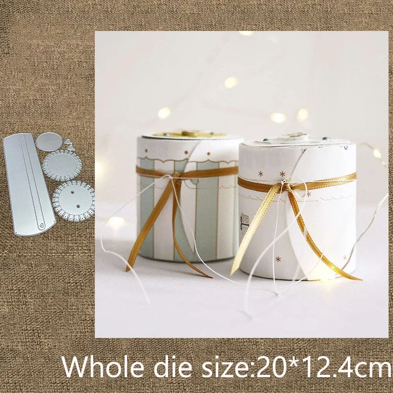 XLDesign Handwerk Metall Schablone Form Stanzform Zylinder Box Dekoration Sammelalbum gestanzt Album Papier Karte Handwerk Prägung