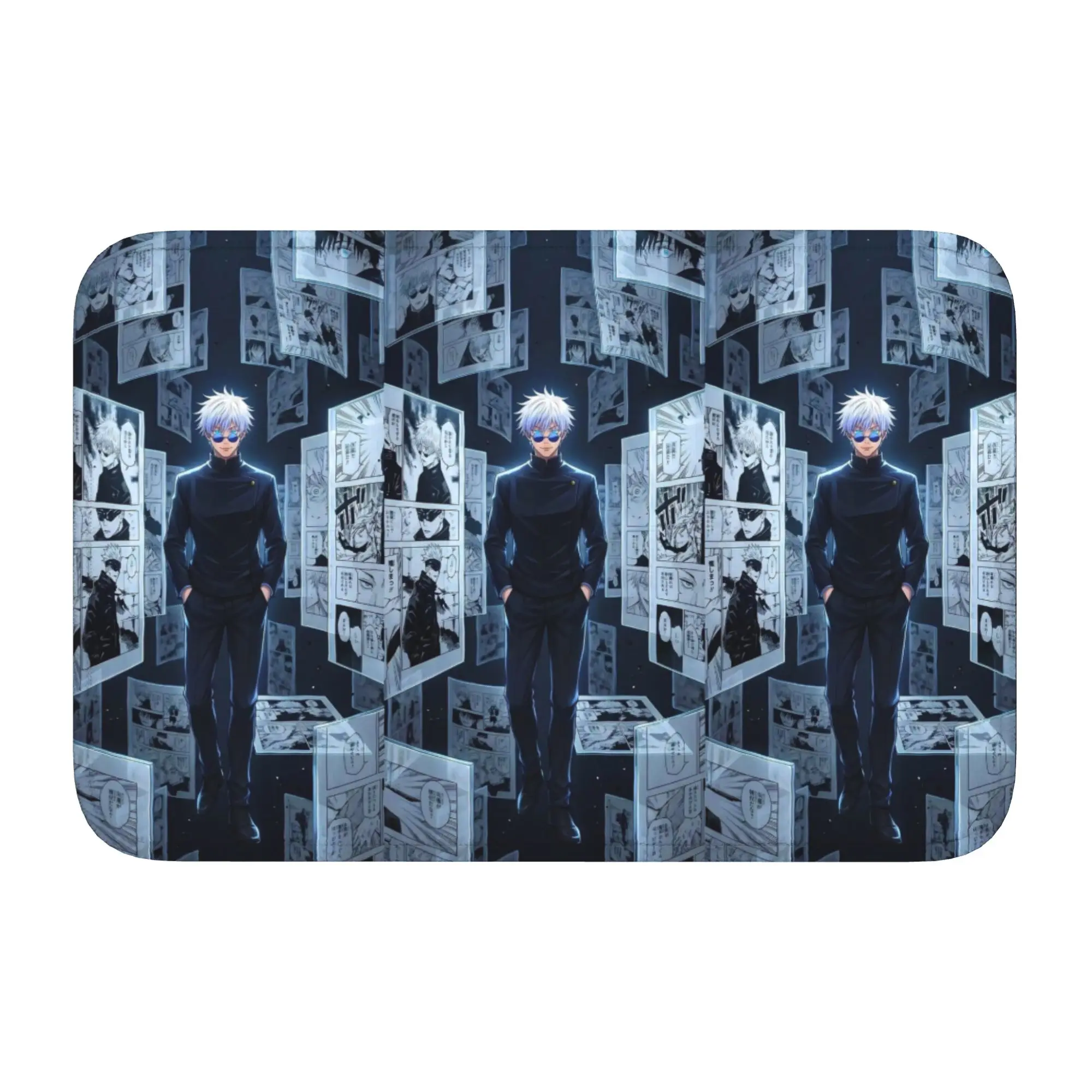 

Custom S-Satorues G-Gojoes Front Floor Door Entrance Welcome Mats Indoor Bath Kitchen Doormat Balcony Carpet Rug Footpad