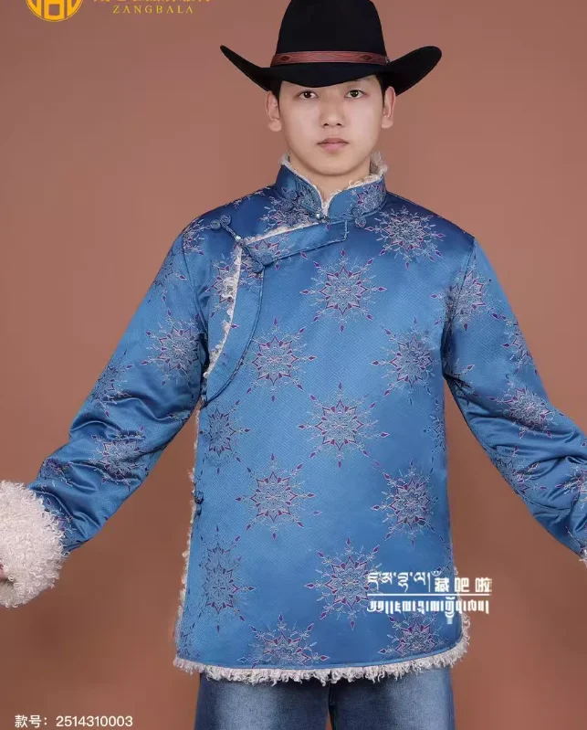 معطف شتوي صيني للرجال مبطن بالقطن معطف Xizang #1