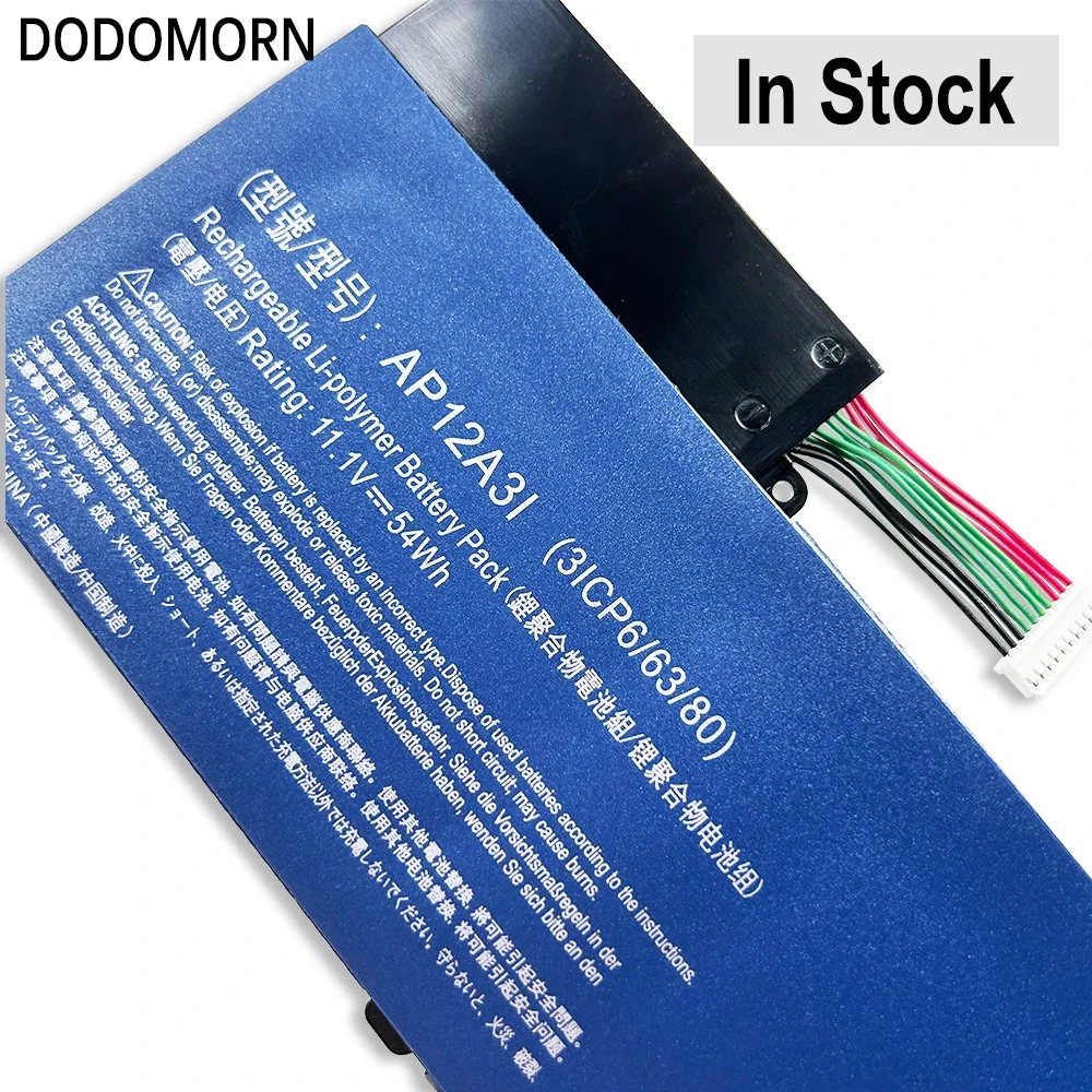 High Quality AP12A3I Laptop Battery For Acer Aspire M3 M5 M3-581TG M5-481TG Iconia W700 AP12A4I Replacement Battery