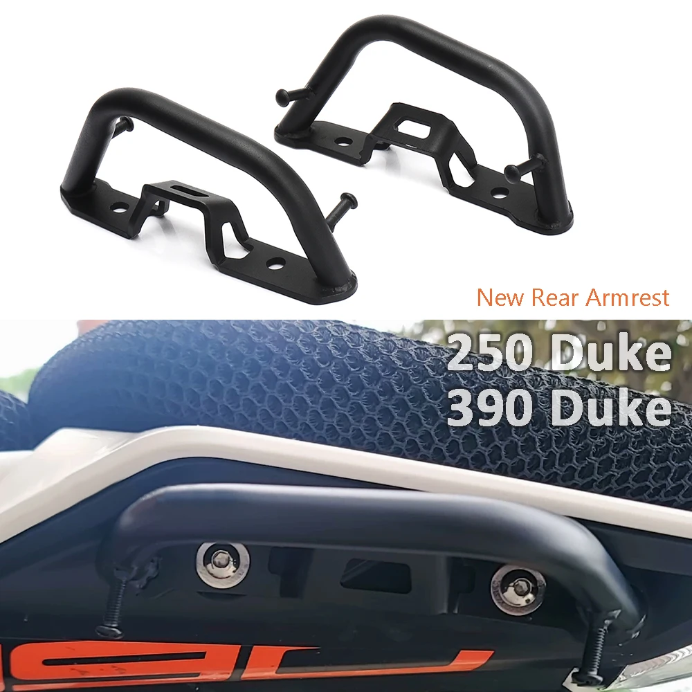 Motorcycle Accessories Rear Grab Bars Rear Seat Pillion Passenger Grab Rail Handle For 390Duke 250Duke 250 Duke 390 DUKE