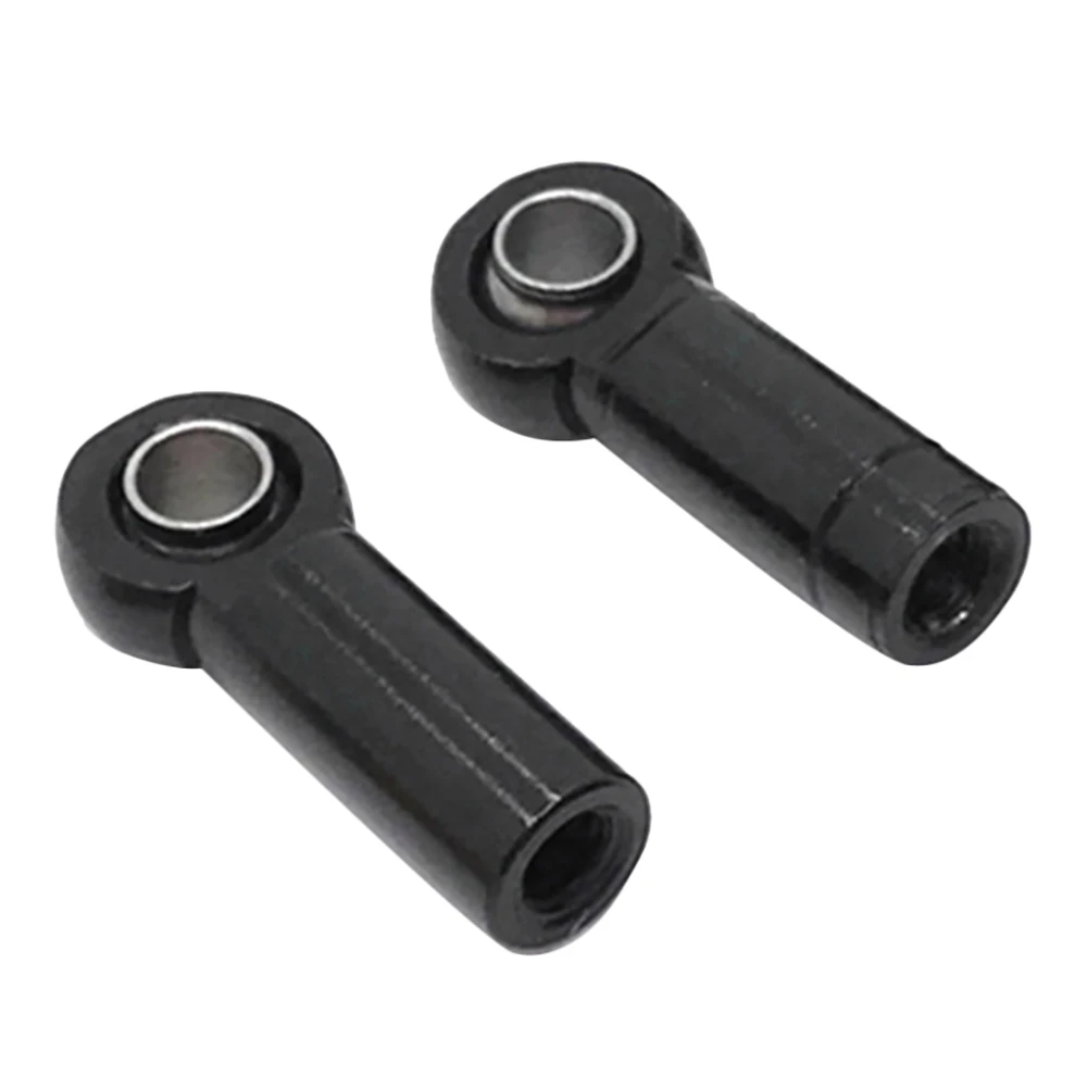 1Pair Metal M3 Tie Rod End Ball Joint Link Ball Head Holder for 1/8 1/10 1/12 1/14 1/16 1/18 RC Crawler Truck Car,8 Black