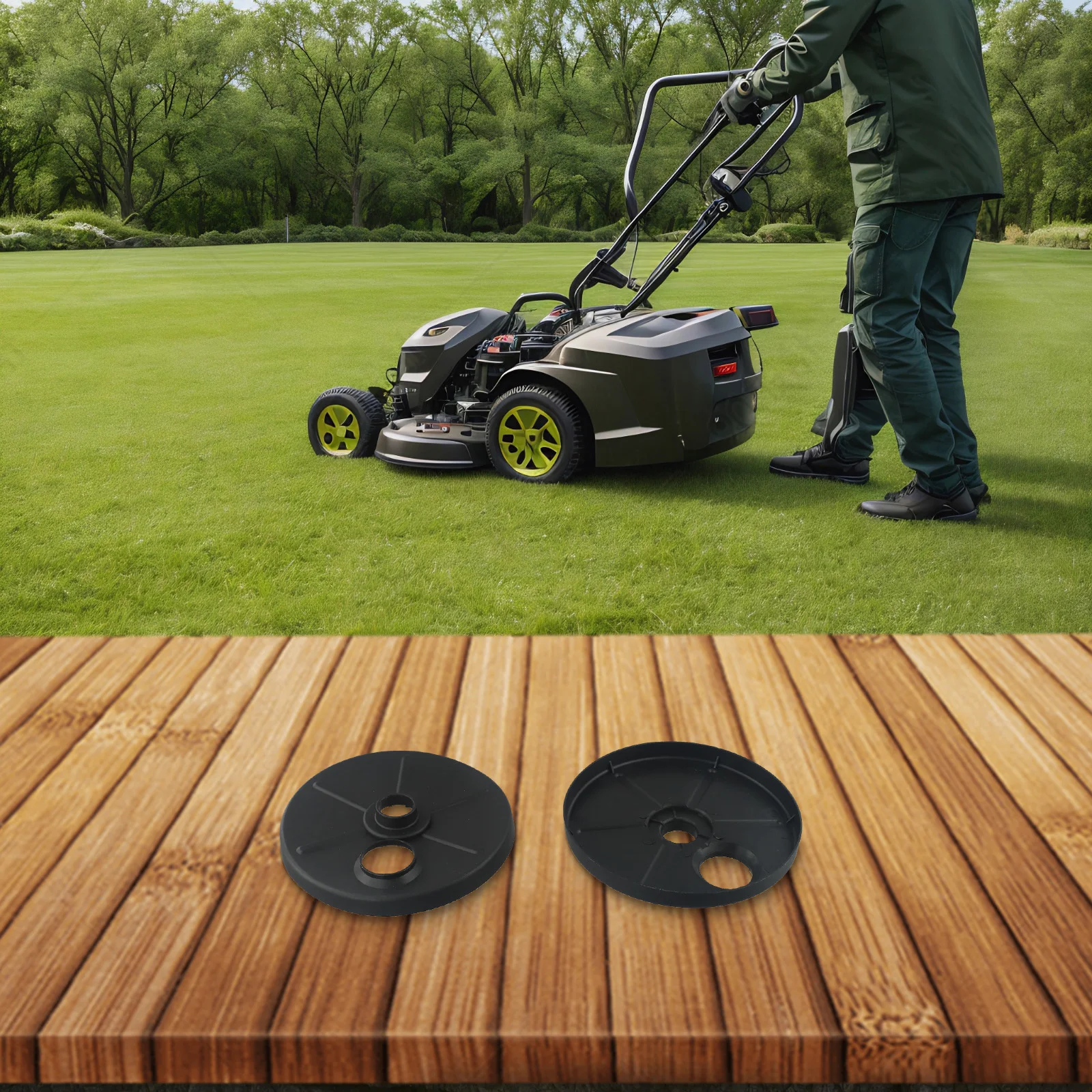 

532189403 Пылезащитный чехол на колесо газонокосилки подходит для Sears и моделей обеспечивает эффективную защиту от пыли, 2 шт.