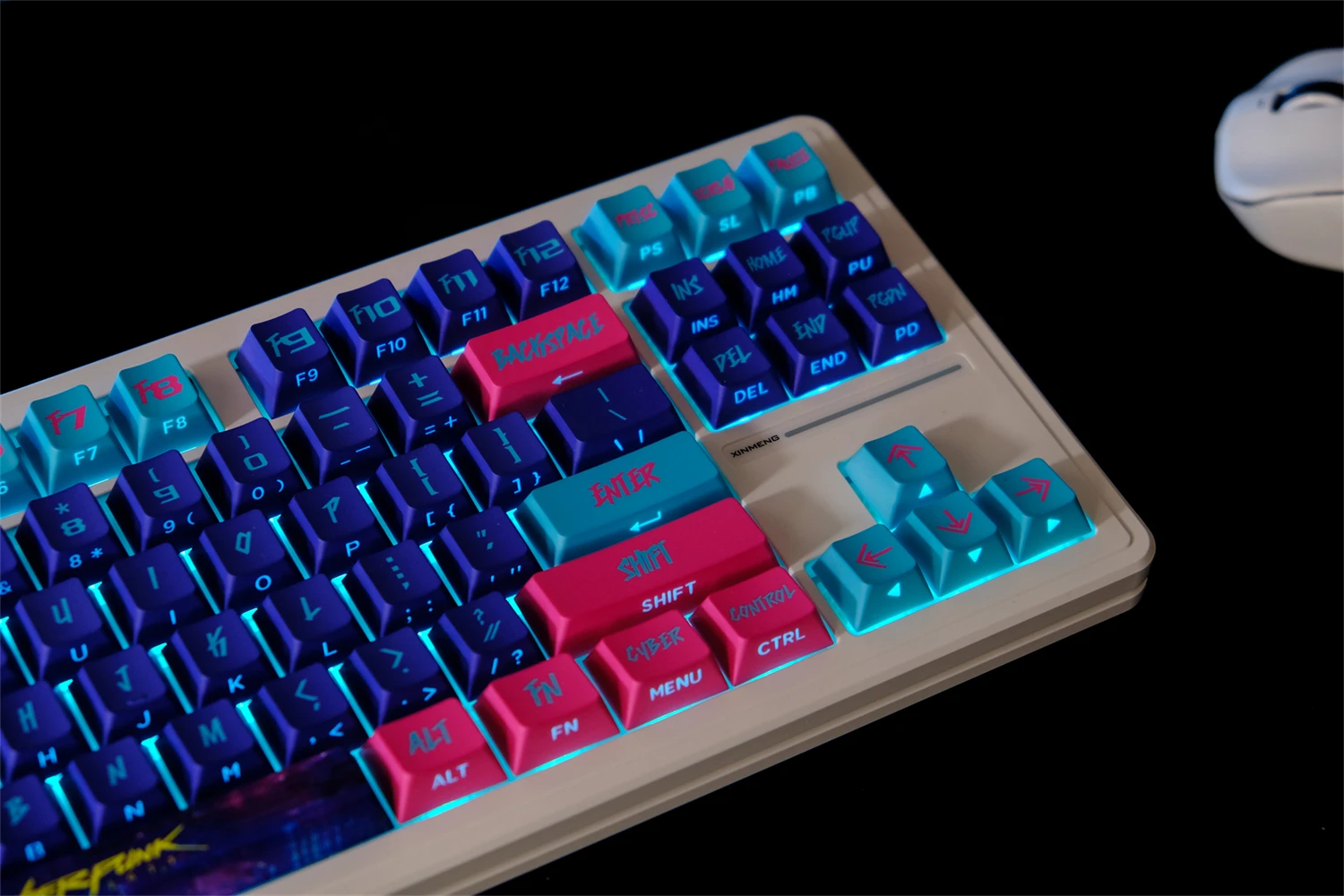 GMK teclas de retroiluminación lateral, perfil de cereza, PBT DYE-SUB para teclado