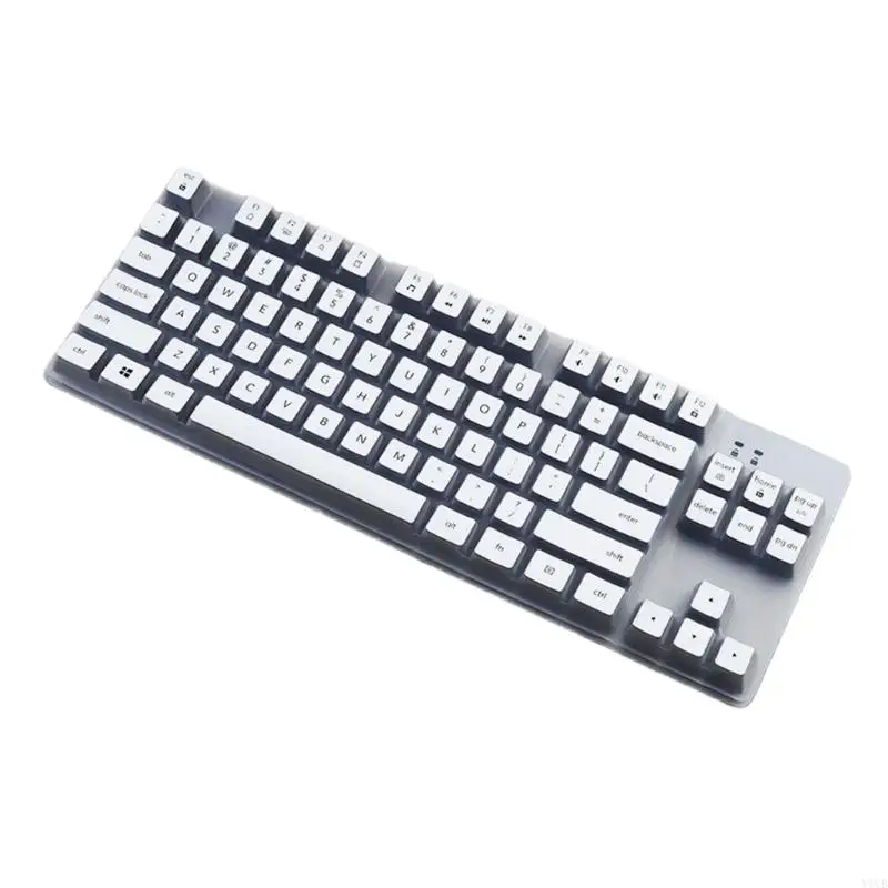 Y1UB Laptop Keyboards Cover Protectors for K835 K855 Silicone Keyboards Film Transparents Skin Protective Accessories