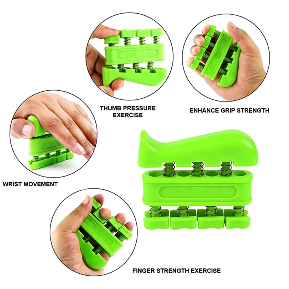 Finger Strengthener Exerciser for Forearm Hand Strengthener - Hand Grip Workout Equipment for Musician, Rock Climbing & Therapy