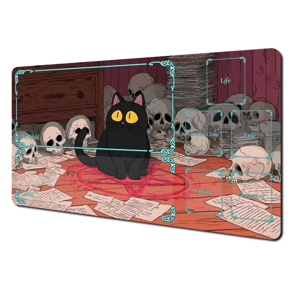 Cut Cat Mauspad The Magic Gathering Spielmatte Mauspad für MTG TCG Büro-Schreibtischunterlage für Arbeit, Spiel, Mini-PC, Laptop, niedlicher Teppich – Detail 15