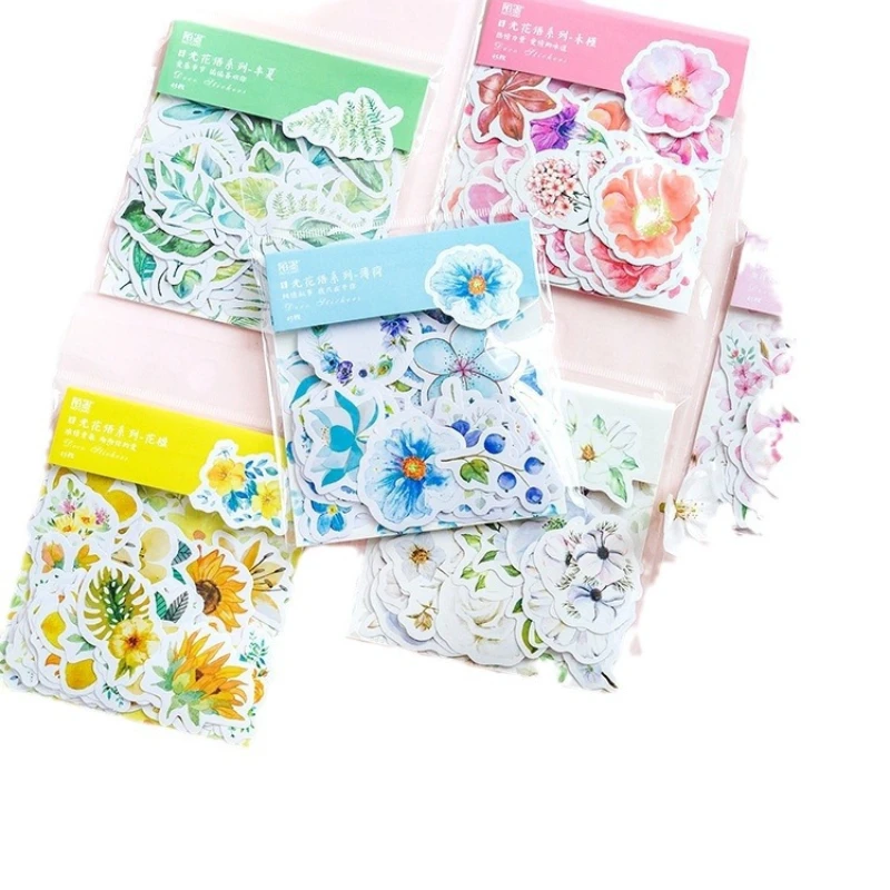 Zufällige Farbe 1PC Nikko Flower Language Series Aufkleber Rabattaktion