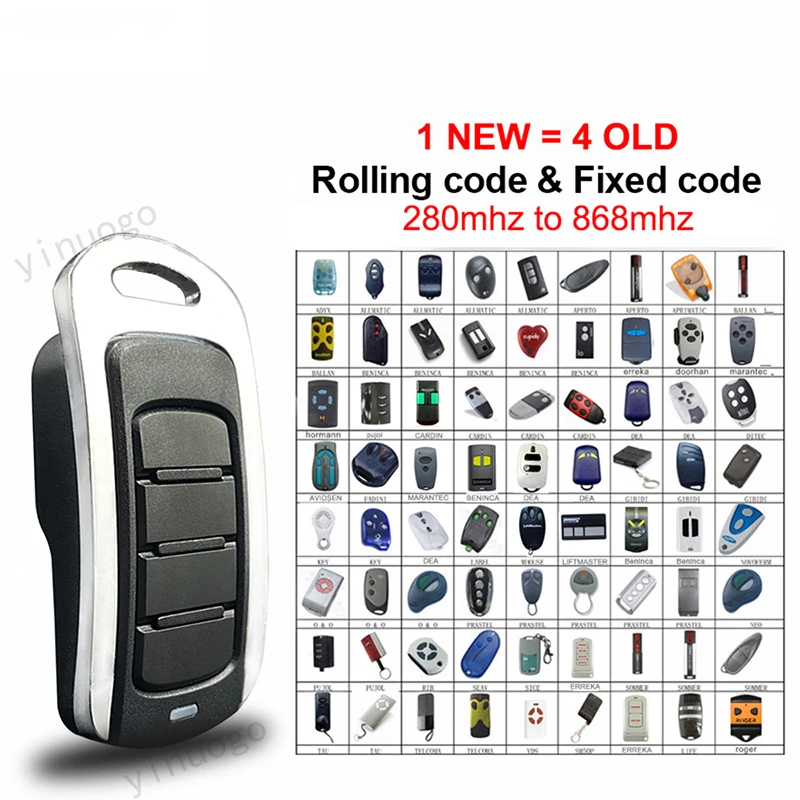 STAGNOLI Remote Control STAGNOLI KALLISTO VENUS AV223 Remote Control Garage Door Opener 433.92MHz STAGNOLI Gate Control Command