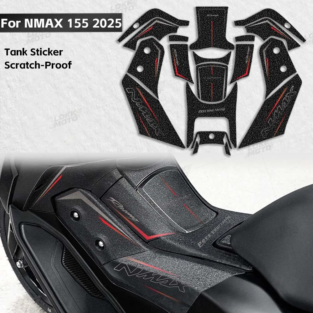 For NMAX155 2025 nmax 155 Nmax 155 Motorcycle Accessories Scooter Frosted Fuel Tank Sticker Protection Body Anti Scratch Decal