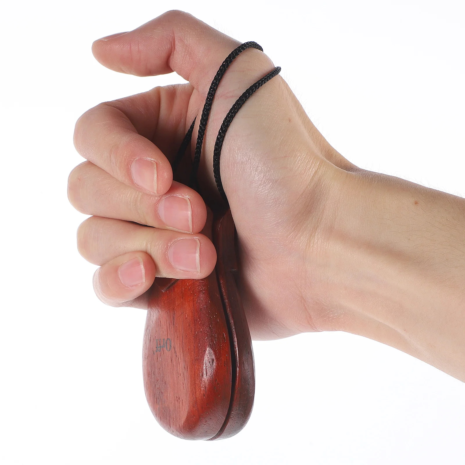 Large Stemless Castanets Percussion Instrument Spanish 1 Finger Flamenco Handheld Toddler