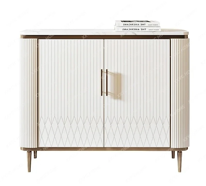 A  household door side cabinet large capacity storage cabinet Shoe cabinet simple modern door, living room partition,