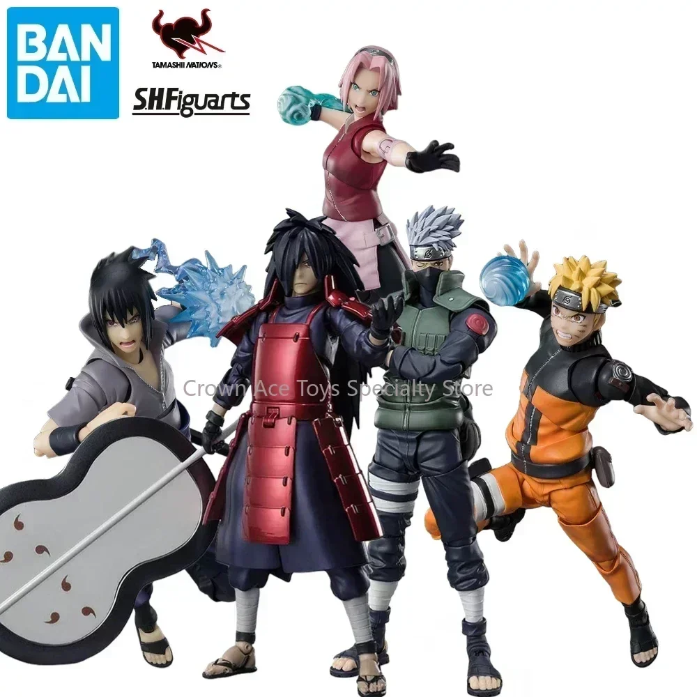 Bandai SHFiguarts 2.0 Jiraiya Kakashi Hatake No 1 Naruto top 99 Sasuke Orochimaru Uchiha Madara SHF Anime Figure Action Toy Gift