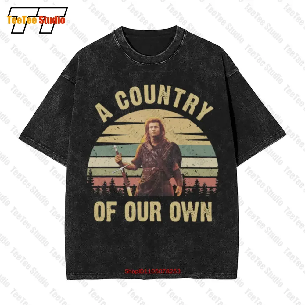 Braveheart William Wallace Romance Action Vintage Oversized T-Shirt 3CV4