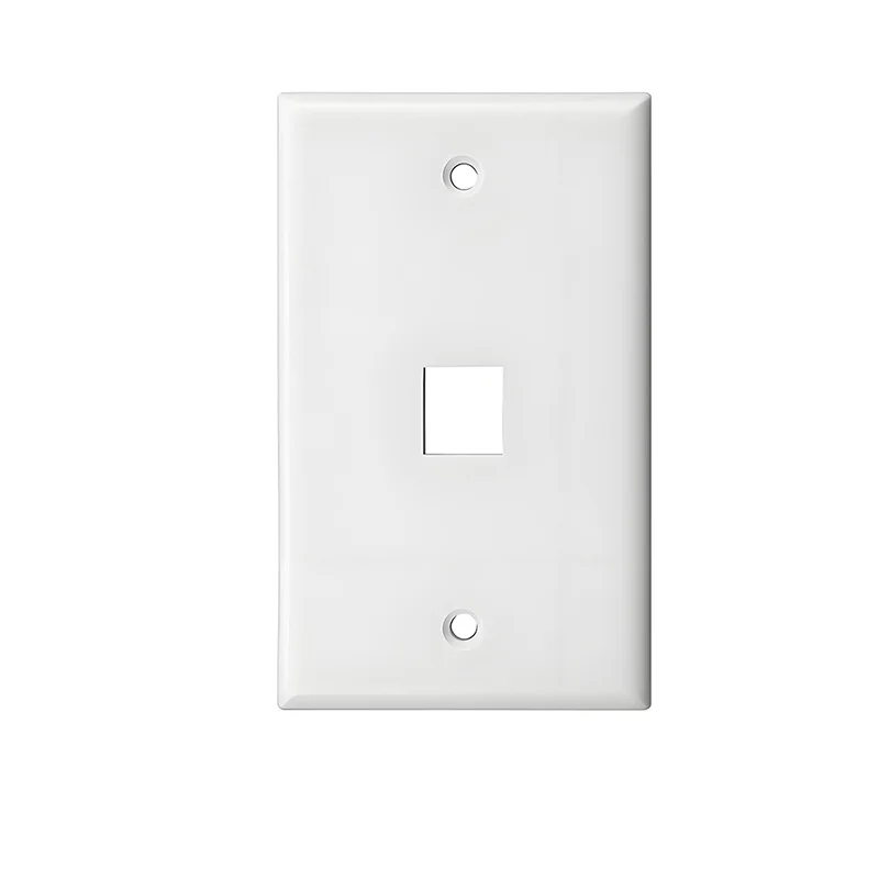 10 Pieces/lot 120 Type Network Wall Plate Mounted 1/2/3/4/6 Ports RJ 45 Port Ethernet LAN Networking for keystone jack Outlet
