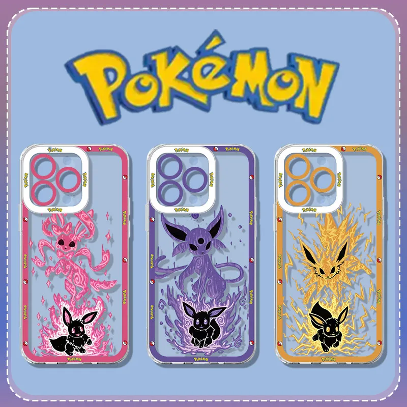 Anime CUTE Pokémon EEVEE Evolution Case for Xiaomi POCO X8 Pro Max X7 X6 Neo X5 X3 F8 F7 Ultra F6 F5 F3 M8 M7 4G M6 PRO 5G M5S view 2