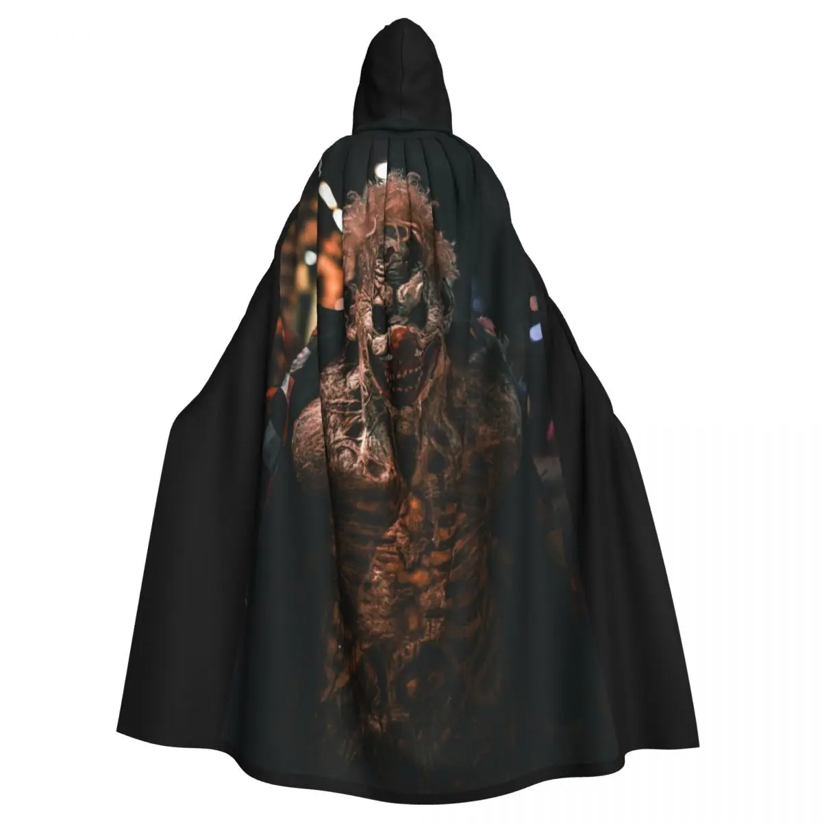 

Eerie Monster Cloak for Halloween Thriller and Spooky Events Unisex Adult Cloak with Hood Long Witch Costume Cosplay