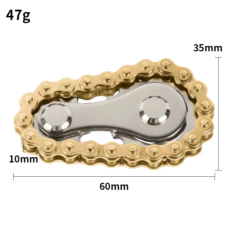 Metalen Fidget Spinner Bureau Speelgoed Stress Relief Gears Hand Spinner voor Volwassenen bureau decoratie woondecoratie Stress ontspannen