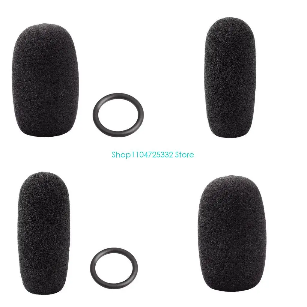 P5EA Microphone Windscreen Foam Cover,WS-1036,Sponge windshield 10mm opening and 36mm inner length suit for David Clark