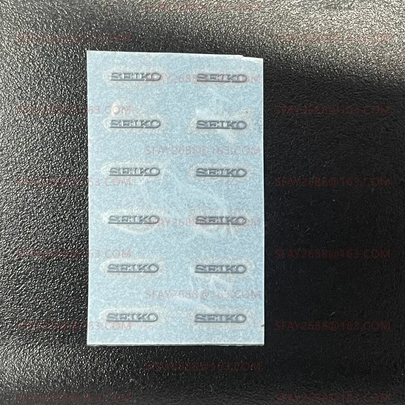 High quality new color dial label metal logo sticker dial SEIKO label sticker