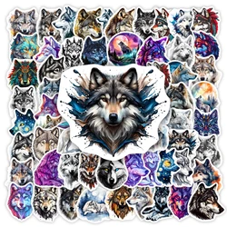 Aesthetic Wolf Stickers Cool Art Kids DIY Gift Toy Waterproof Decal for Scrapbook Junk Journals Laptop Luggage Bottle Decorative