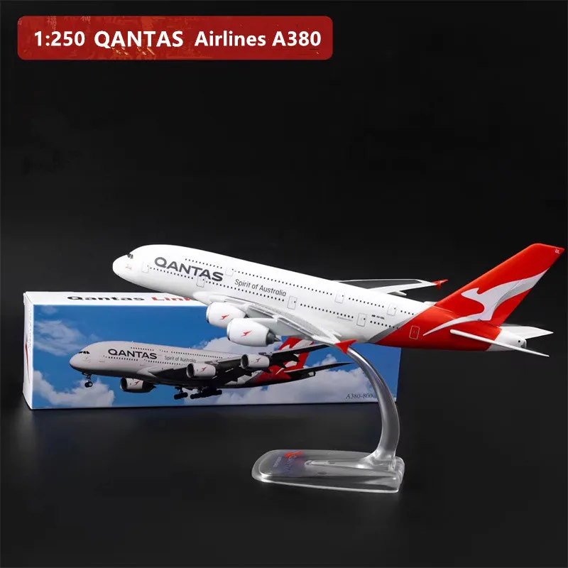 

Модель самолета 1:250 Singapore A380/Emirates Wildlife/Miracle/UAE Museum/Qantas/Коллекционная модель для сборки и демонстрации