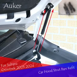 For Subaru Crosstrek 2023 2024 Car-Styling Refit Bonnet Hood Gas Shock Lift Strut Bars Support Rod Accessories