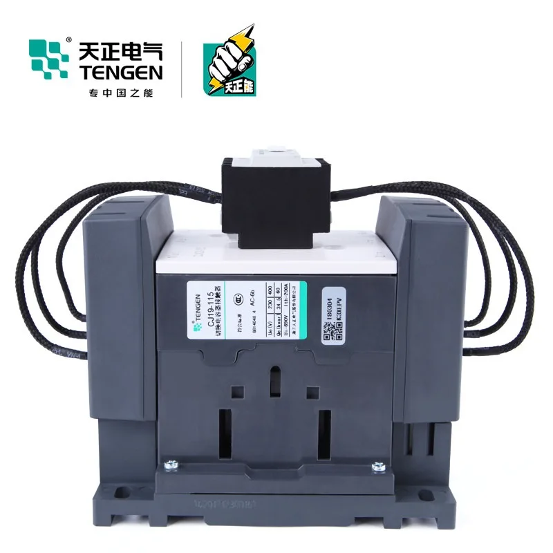 TENGEN CJ19-115A Switching Capacitor Contactor CDC9 Reactive Power Compensation Cabinet Switching 220V