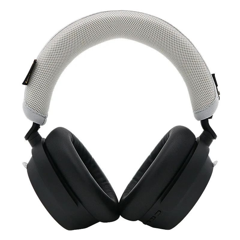 Für Sennheiser ACCENTUM PLUS Kopfhörer: Kopfband-Schutzhülle aus gestricktem Stoff mit Reißverschluss, Kopfbügel-Abdeckung, hochwertiges Gefühl. – Detail 4