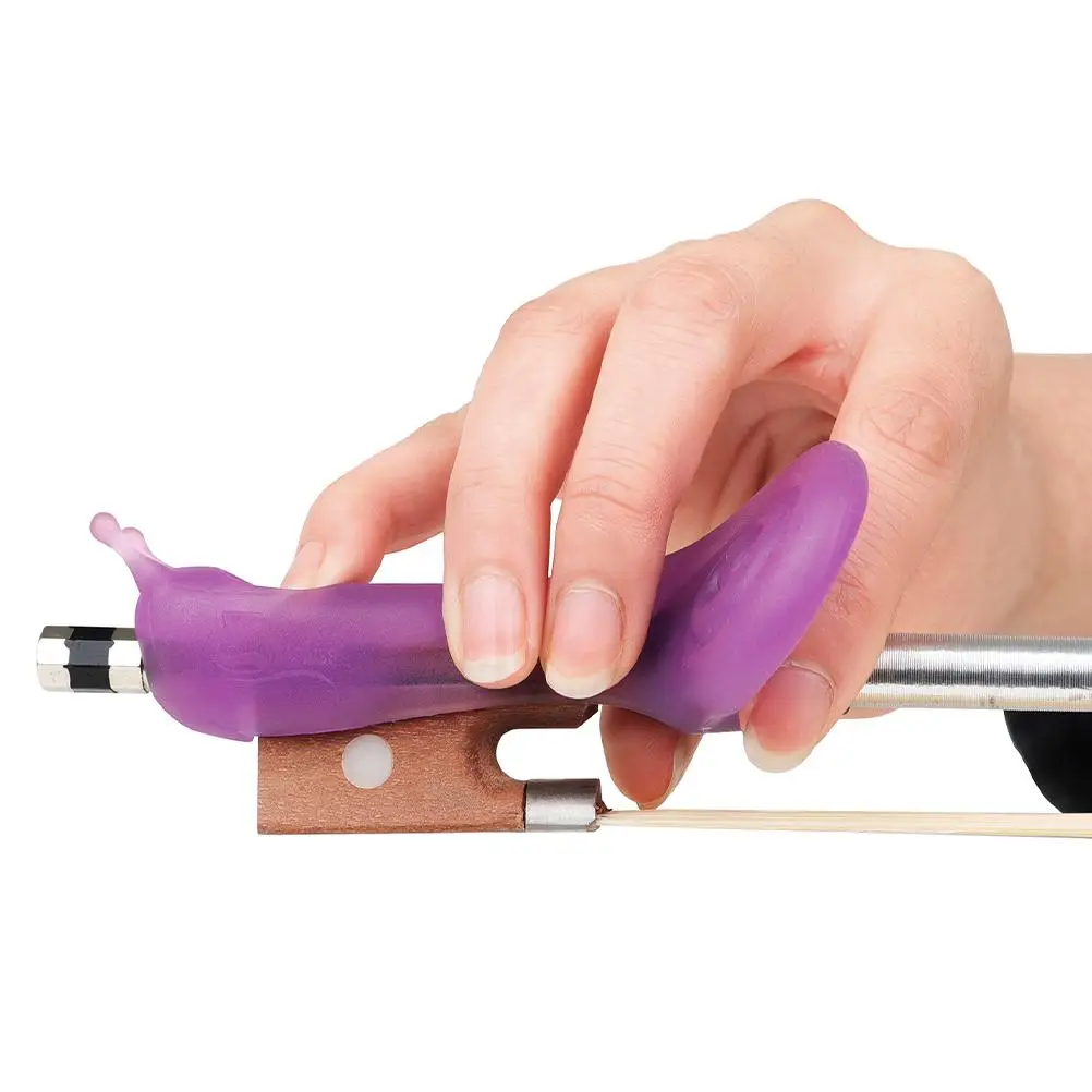 

Violin Bow Grip Corrector Straightener Beginner Accessory Silicone Collimator Durability Workmanship Portable