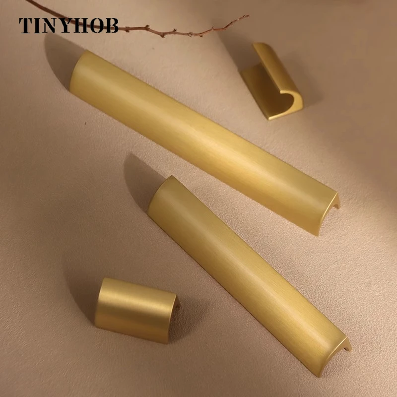 

Tinyhob Minimalist Style Shoe Cabinet Embedded Moving Door Dark Cabinet Closet Handle Invisible Drawer Modern Simple Handle